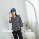 【MISTO SHOP】正韓 條紋休閒套裝組 / 上衣+黑褲 / 2色 / 現貨