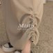 【MISTO SHOP】正韓 工裝長裙｜棉質工裝裙｜彈性好單一尺寸可穿至XL