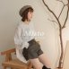 【MISTO SHOP】正韓 鬆緊腰皮革短褲｜口袋皮革短褲