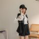 【MISTO SHOP】正韓 鬆緊腰皮革短褲｜口袋皮革短褲