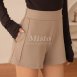 【MISTO SHOP】正韓 知性顯瘦修身短褲｜棉短褲舒適又兼具時尚