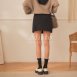 【MISTO SHOP】正韓 自訂款 燈芯絨短褲裙｜2色