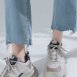 【MISTO SHOP】正韓 口袋配色不修邊小男友褲｜不修邊｜有型牛仔長褲