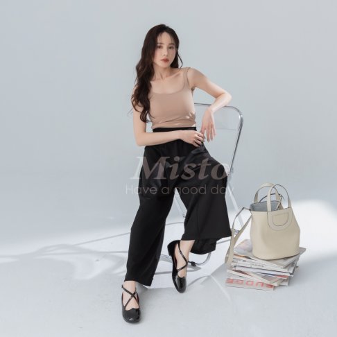 【MISTO SHOP】韓系 春季鬆緊休閒棉褲