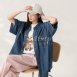 【MISTO SHOP】韓系 刷舊潑漆 單寧襯衫 ｜男裝女穿｜圈圈自留款｜中性穿搭｜夏季丹寧