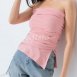 【MISTO SHOP】韓系 抓褶平口背心｜性感首選｜穿搭背心