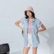 【MISTO SHOP】正韓 涼感單寧背心｜排釦單寧背心
