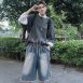 【MISTO SHOP】正韓 男裝 俏皮頑皮豹水洗TEE