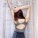 【MISTO SHOP】後背簍空 BRA TOP 背心｜運動背心｜含罩杯不可拆背心