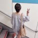 【MISTO SHOP】自訂款 棉麻後綁繩一字領上衣｜4色