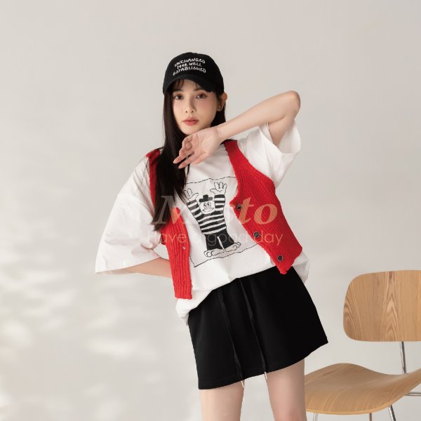 【MISTO SHOP】正韓 編織排釦背心｜度假風情 ｜素t搭配聖品