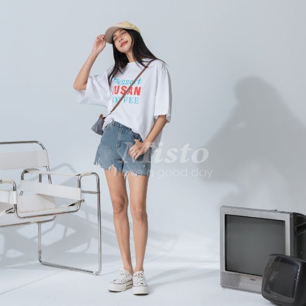 【MISTO SHOP】正韓 拚色字母TEE｜配色TEE