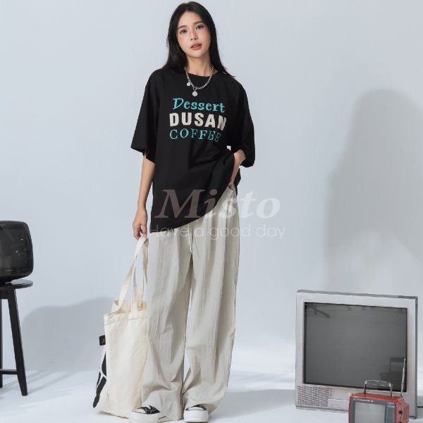 【MISTO SHOP】正韓 拚色字母TEE｜配色TEE