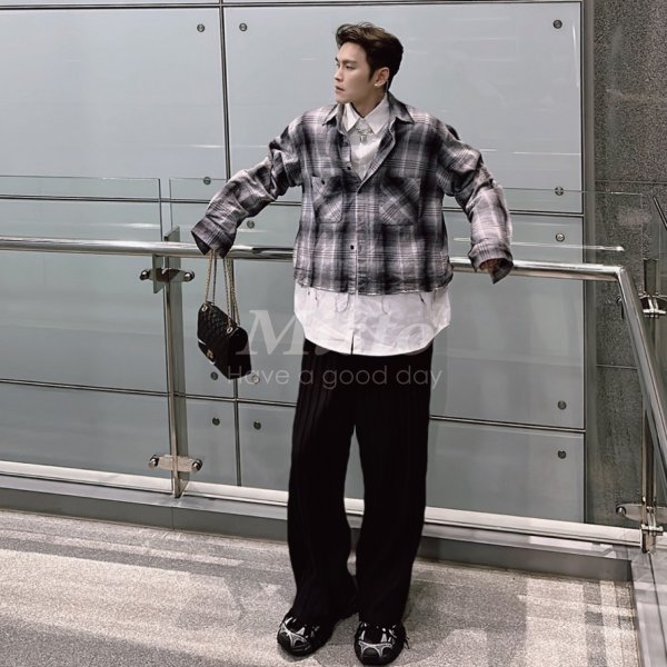 【MISTO SHOP】正韓 男裝 鬆緊腰百褶寬褲｜舒適又時尚