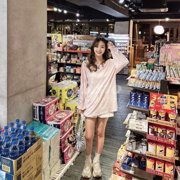【MISTO SHOP】自訂款 涼感長版條紋上衣｜滑布清透涼｜2色