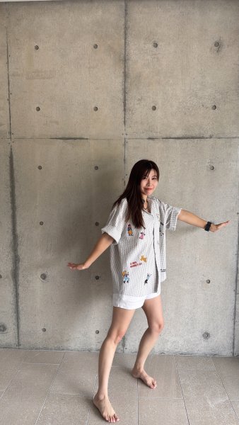【MISTO SHOP】自訂款 男裝 涼感文青塗鴉襯衫｜女生穿也好看