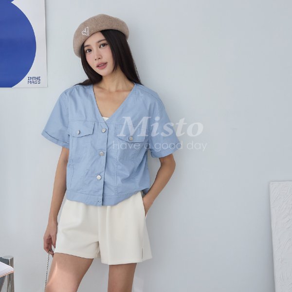 【MISTO SHOP】正韓 舒柔系列 鬆緊短褲｜有口袋